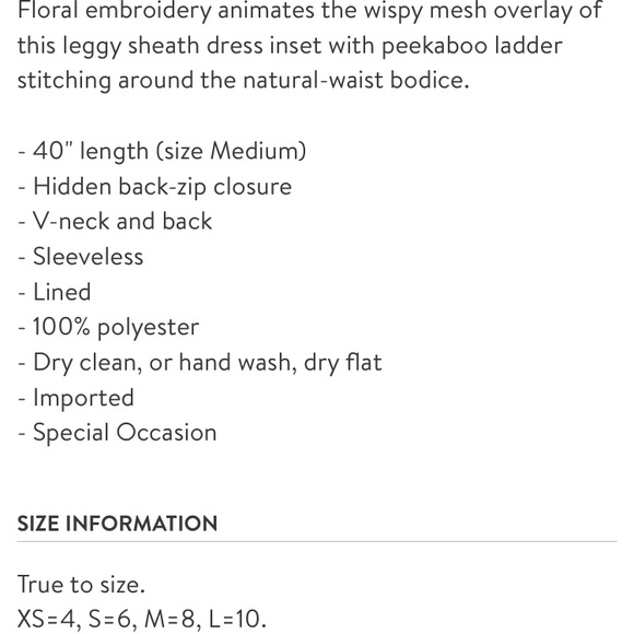 Bardot Flora Embroidered Sheath Dress - Picture 7 of 7